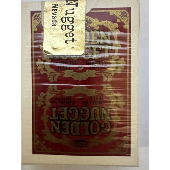 Golden Nugget Playing Cards Type 3 And 4 Black, Red , Green 70s-80s Casino Poker - Picture 14 of 16